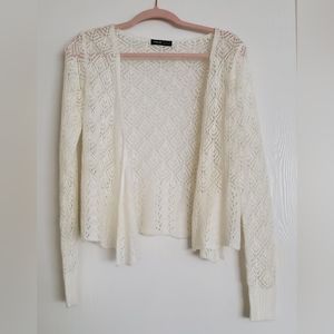 Knit Cream open cardigan